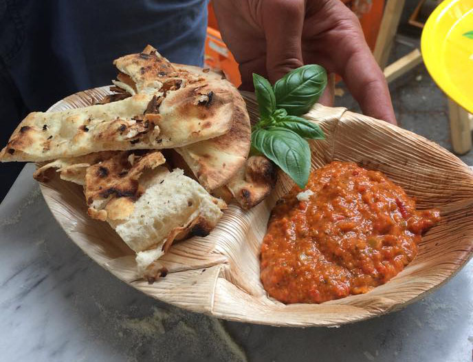 flatbread met tapenade