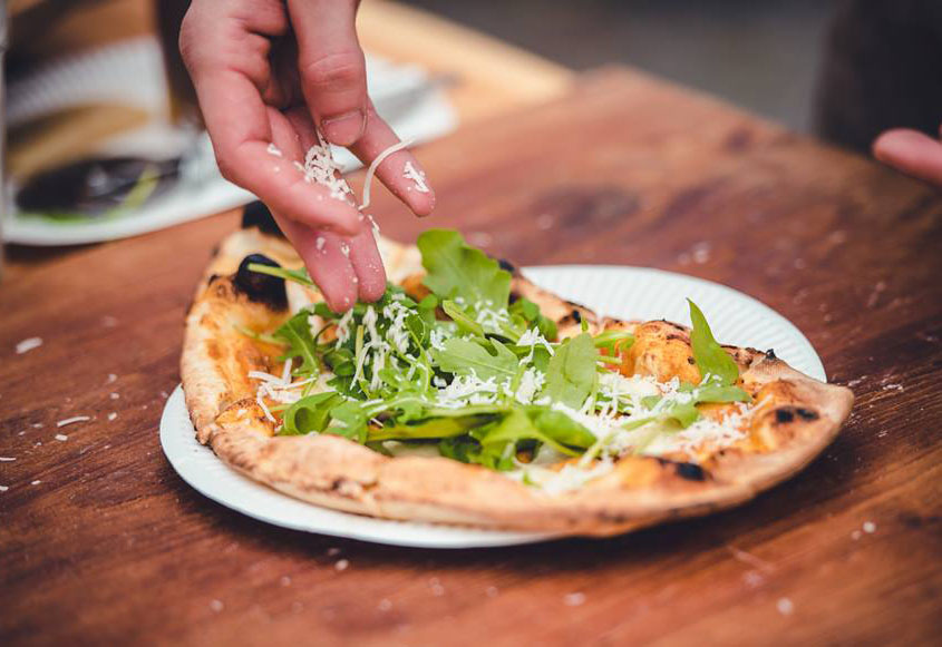 firebread met parmezaan